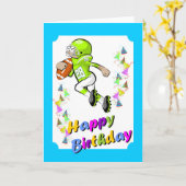 Gelukkige verjaardag voor een moedige Amerikaanse  Kaart (Gele Bloem)