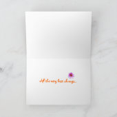 Gelukkige verjaardag voor een sterke en moedige vr kaart (Binnen)