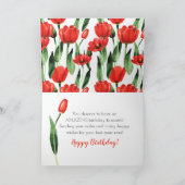 Gelukkige verjaardag voor haar, echt ongelooflijke bedankkaart (Binnen)