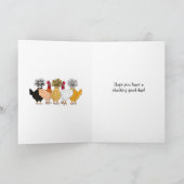 Gelukkige verjaardag voor het coolste kuiken ooit kaart (Binnen)