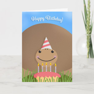 Gelukkige verjaardag voor iedereen die marteling a feestdagen kaart