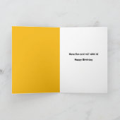 Gelukkige Verjaardag Voor Iedereen Grappig Roll Va Feestdagen Kaart (Binnen)