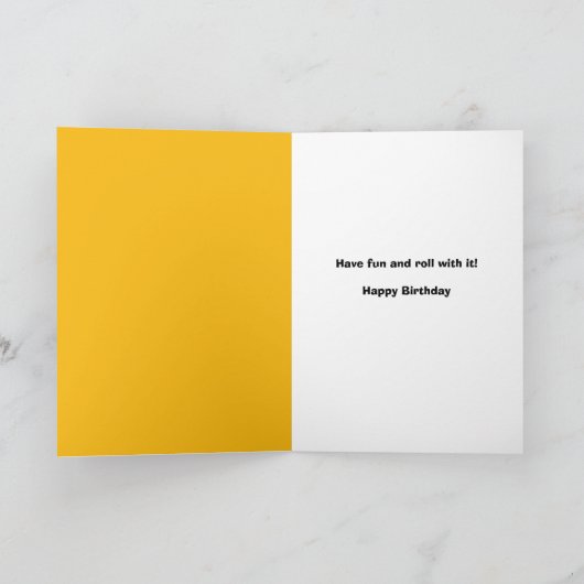 Gelukkige Verjaardag Voor Iedereen Grappig Roll Va Feestdagen Kaart (Binnen)