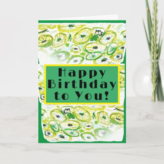 Gelukkige verjaardag voor jou kaart (Voorkant)