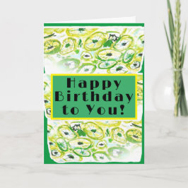 Gelukkige verjaardag voor jou kaart