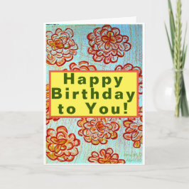 Gelukkige verjaardag voor jou kaart