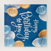 Gelukkige verjaardag voor jou legpuzzel (Horizontaal)