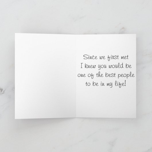 GELUKKIGE VERJAARDAG VOOR MIJN **** BESTE VRIEND * KAART (Binnen)