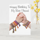 GELUKKIGE VERJAARDAG VOOR MIJN **** BESTE VRIEND * KAART (Gele Bloem)