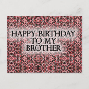 Gelukkige verjaardag voor mijn broer briefkaart