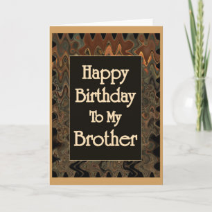 Gelukkige verjaardag voor mijn broer kaart