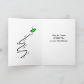 Gelukkige verjaardag voor mijn favoriete disc golf kaart (Binnen)