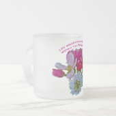 Gelukkige verjaardag voor mijn vrouw. matglas koffiemok (Voorkant links)