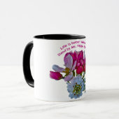 Gelukkige verjaardag voor mijn vrouw. mok (Voorkant links)