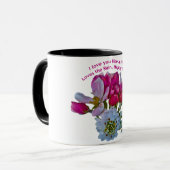 Gelukkige verjaardag voor mijn vrouw. mok (Voorkant links)