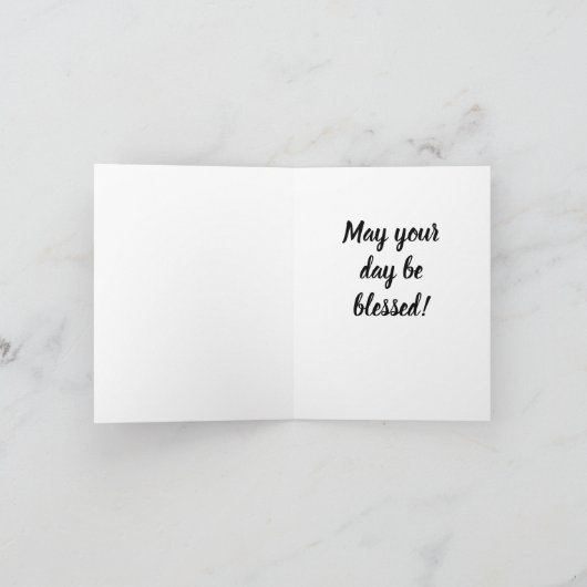 Gelukkige verjaardag voor oma, tante, zus etc. bedankkaart (Binnen)