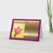 Gelukkige verjaardag voor schoonmoeder met bloemen kaart (Voorkant)