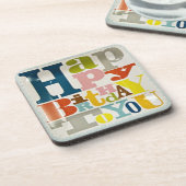 Gelukkige verjaardag voor u - Onderzetter (Linkerzijde)