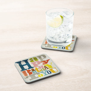 Gelukkige verjaardag voor u - Onderzetter