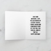 Gelukkige verjaardag voor uw verjaardag, ik heb u  kaart (Binnen)