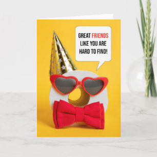 Gelukkige Verjaardag Vriend Toiletpapier Humor Feestdagen Kaart