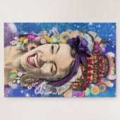 Gelukkige Verjaardag Vrouw Jigsaw Puzzel (Horizontaal)
