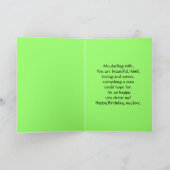 Gelukkige verjaardag Vrouw Lily van de Vallei Kaart (Binnen)