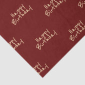 Gelukkige Verjaardag Vrouwelijke Minimale Moderne Tissuepapier (Detail)