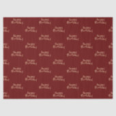 Gelukkige Verjaardag Vrouwelijke Minimale Moderne Tissuepapier (Voorkant)