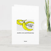 Gelukkige verjaardag - wacht, wat? kaart (Achterkant)