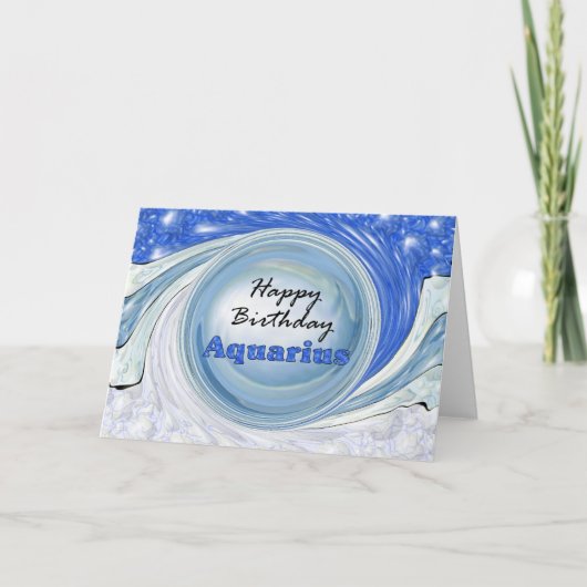 Gelukkige Verjaardag Waterman Kaart (Voorkant)