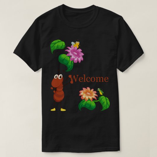 Gelukkige verjaardag wens je een gelukkig leven t-shirt (Design voorkant)