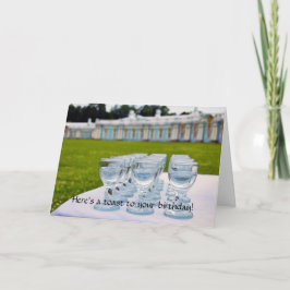 Gelukkige verjaardag, wodka-shots in Catherine Pal Kaart