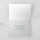 Gelukkige Verjaardag Woestijn Landschap Wandelen C Kaart (Binnen)