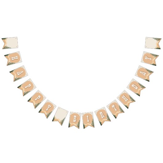 Gelukkige Verjaardag Woestijncactus Zuidwestelijke Vlaggetjes (Alle)