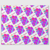 Gelukkige Verjaardag Wrapping Paper FUN Cadeaupapier (Vlak)