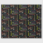 Gelukkige Verjaardag Wrapping Papier Emma (Vlak)