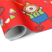 Gelukkige Verjaardag Wrapping Papier FUN Clown (Rol Hoek)