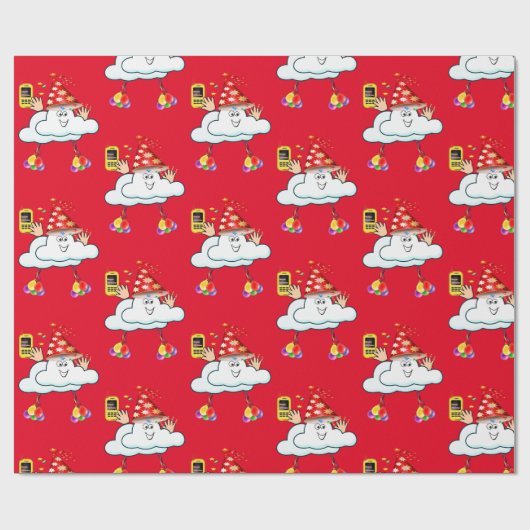 Gelukkige Verjaardag Wrapping Papier IPhone Tekst  (Vlak)