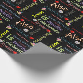 Gelukkige Verjaardag Wrapping Papier Irene (Hoek)