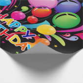 Gelukkige Verjaardag Wrapping Papier Zoet Zestien (Hoek)