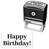 Gelukkige verjaardag!  zelfinktende stempel (In situ)