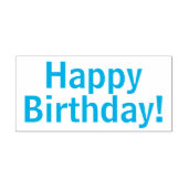 Gelukkige verjaardag!  zelfinktende stempel (Design)