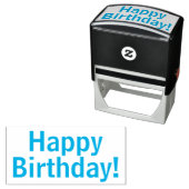 Gelukkige verjaardag!  zelfinktende stempel (In situ)