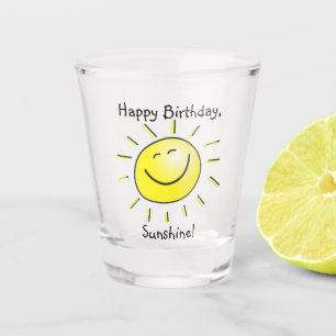 Gelukkige Verjaardag, Zonneschijn! Shot Glas