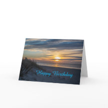 Gelukkige verjaardag zonsopgang