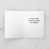 GELUKKIGE VERJAARDAG ***ZOON** GENIET! KAART (Binnen)