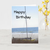 GELUKKIGE VERJAARDAG ZOON KAART (Gele Bloem)