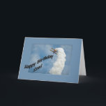 Gelukkige Verjaardag Zoon Vliegtuig Ondersteboven Kaart<br><div class="desc">Gelukkige Verjaardag Son Vliegtuig Ondersteboven Wenskaart</div>