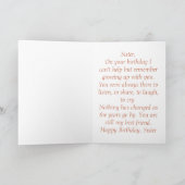 Gelukkige verjaardag zus,  kaart (Binnen)